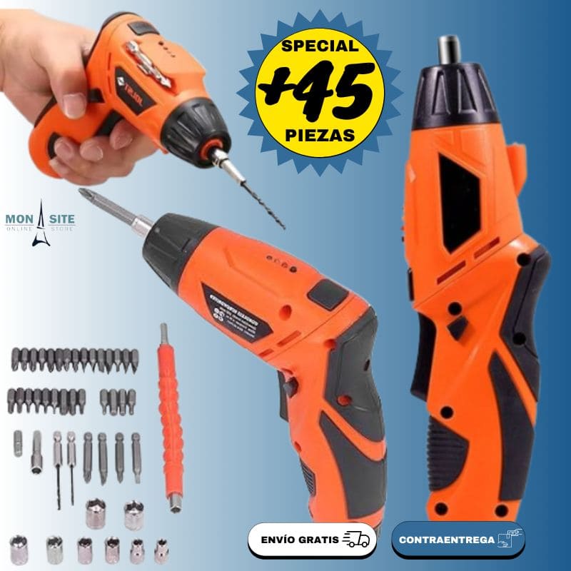 Destornillador Eléctrico Recargable