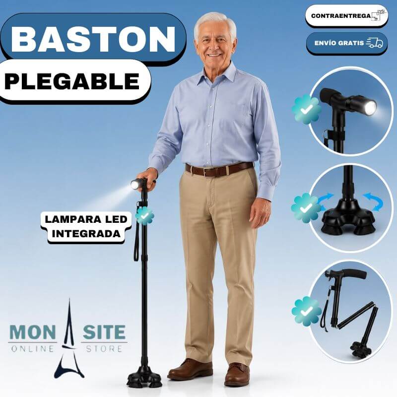 Bastón Plegable