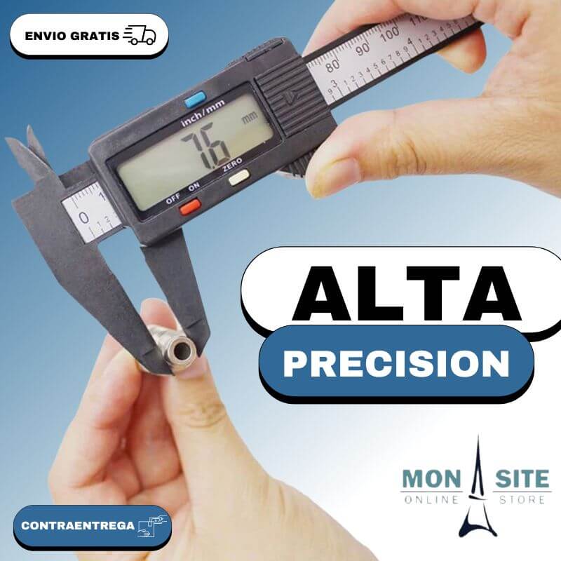 Calibrador Digital Profesional de Alta Precisión (LCD)