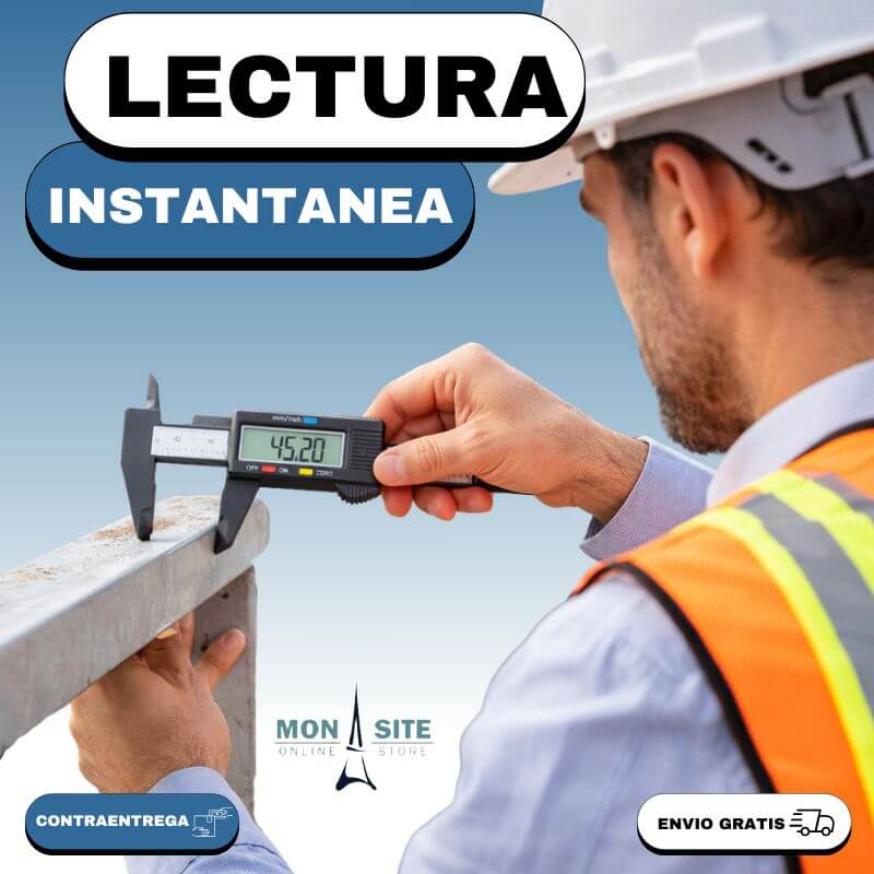 Calibrador Digital Profesional de Alta Precisión (LCD)