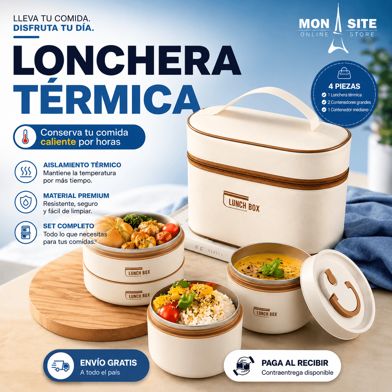 Set Lonchera Termica