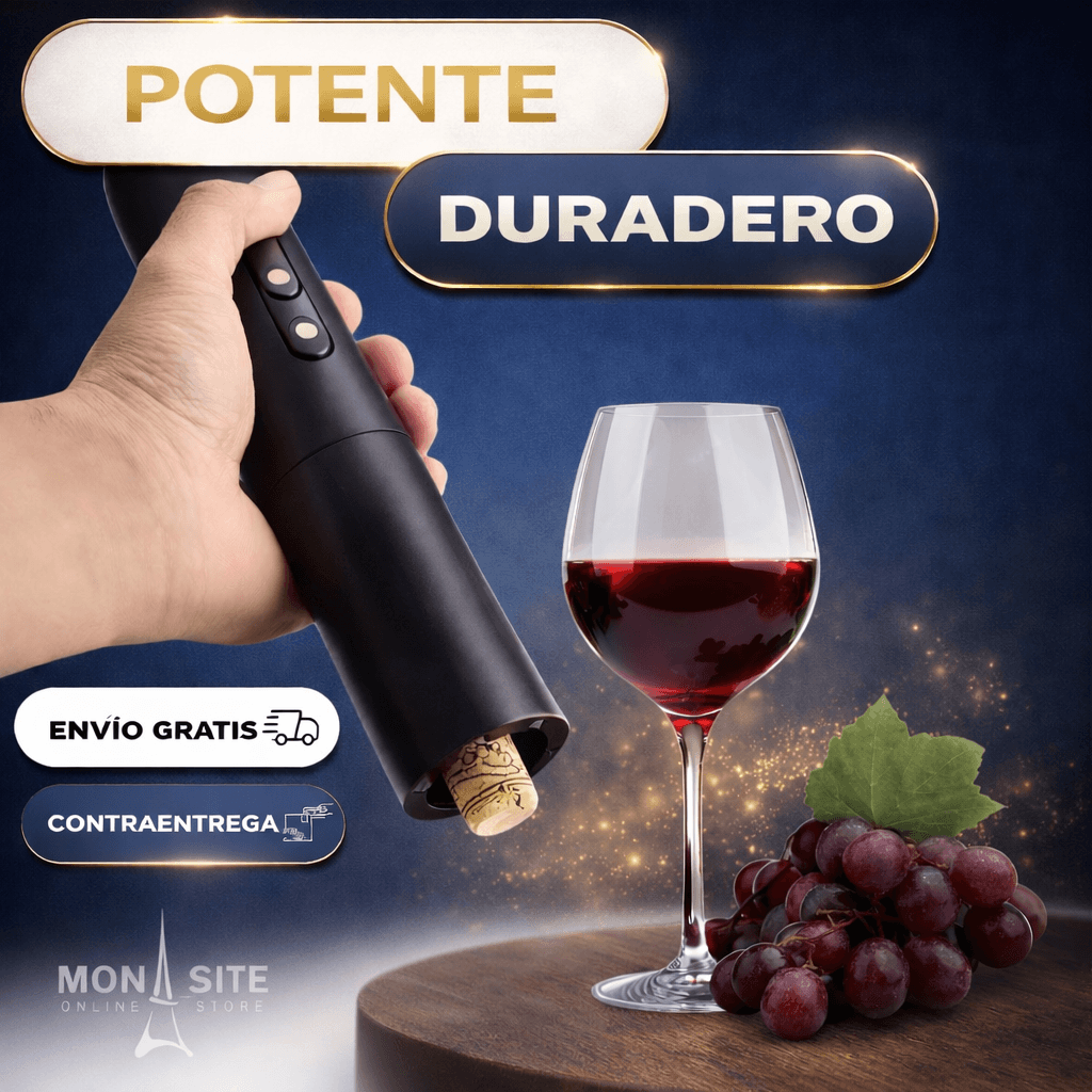 Vinoré™ – Kit Automático de Vino 4 en 1