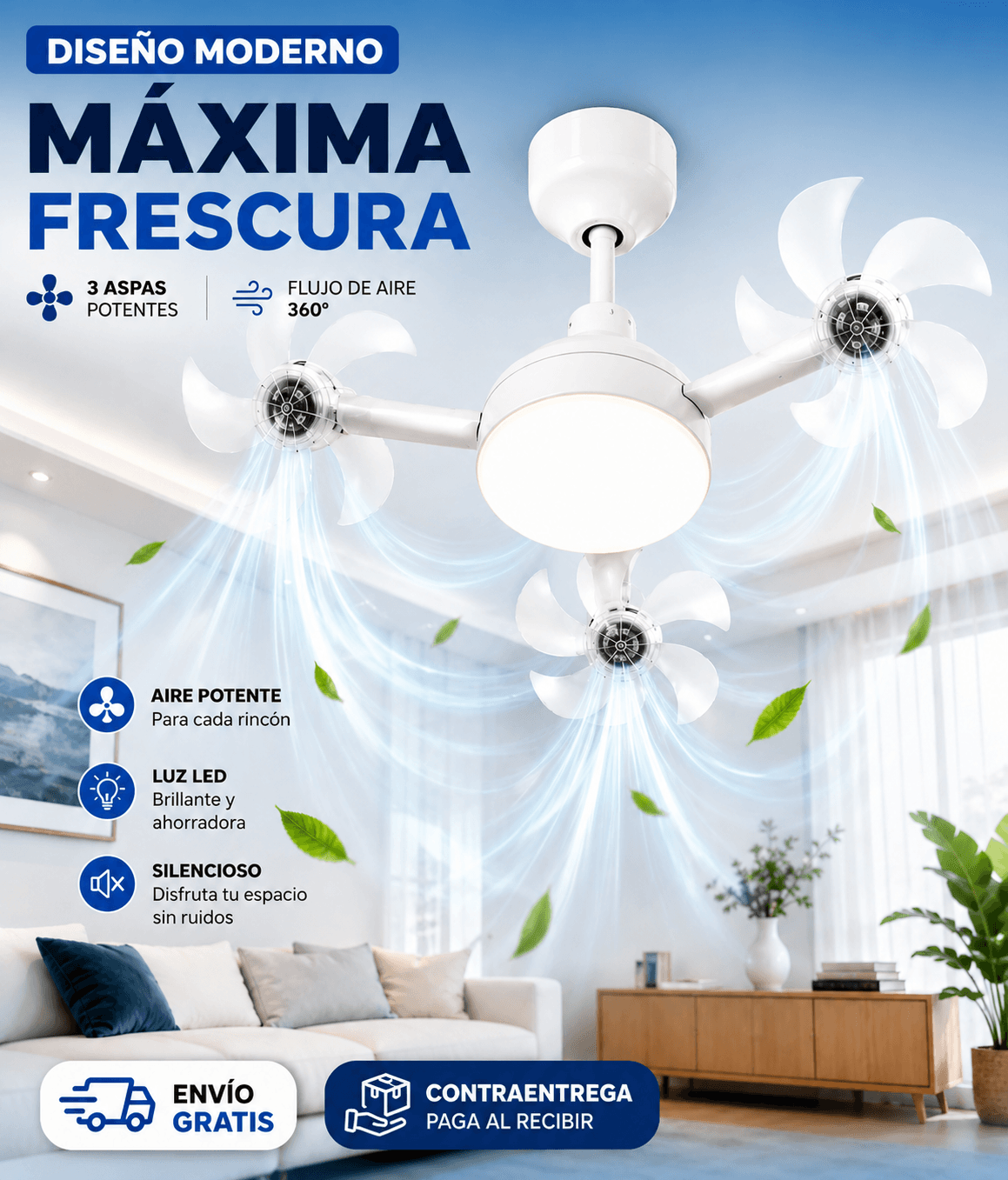 Ventilador Dron Fan Light