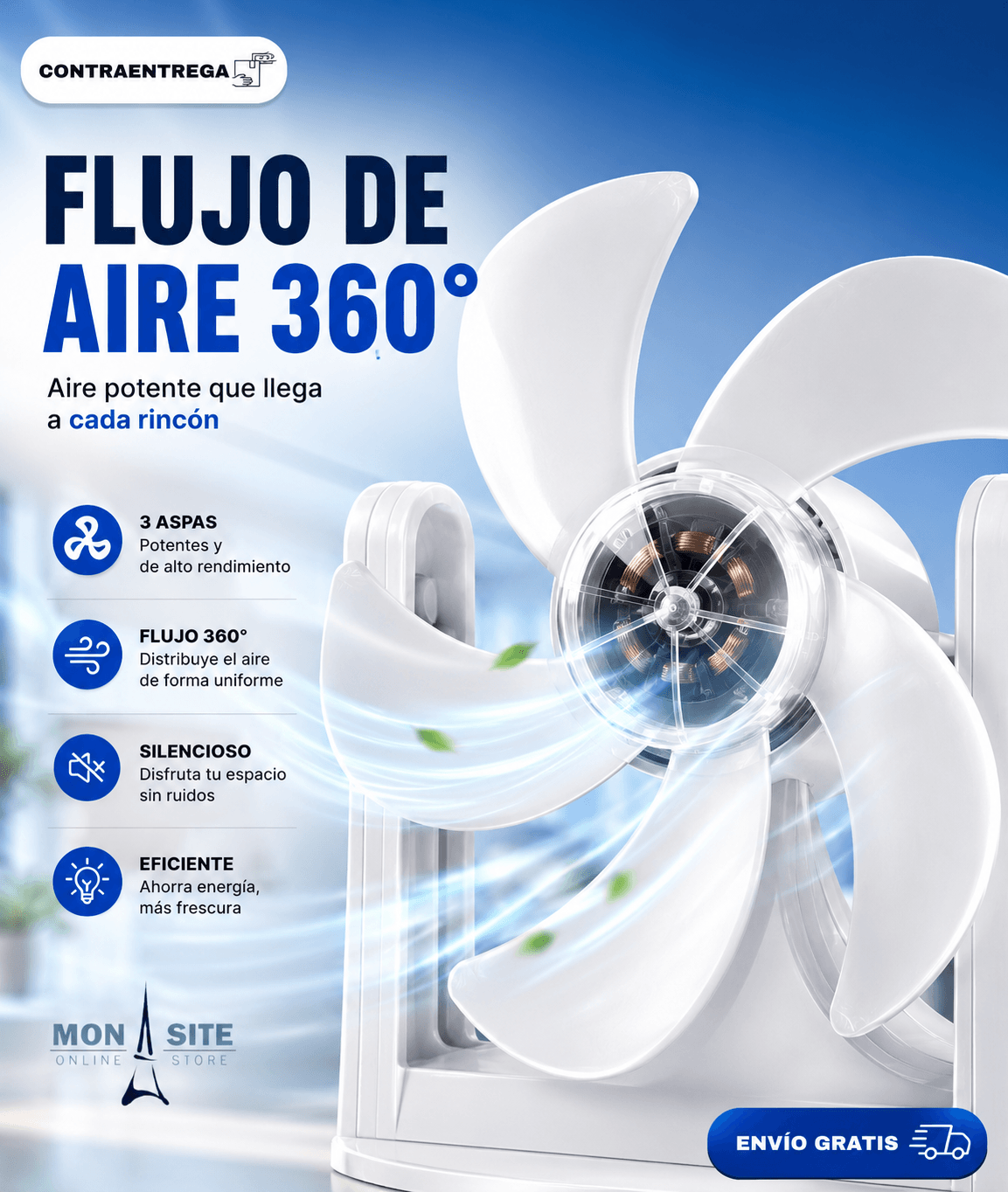 Ventilador Dron Fan Light