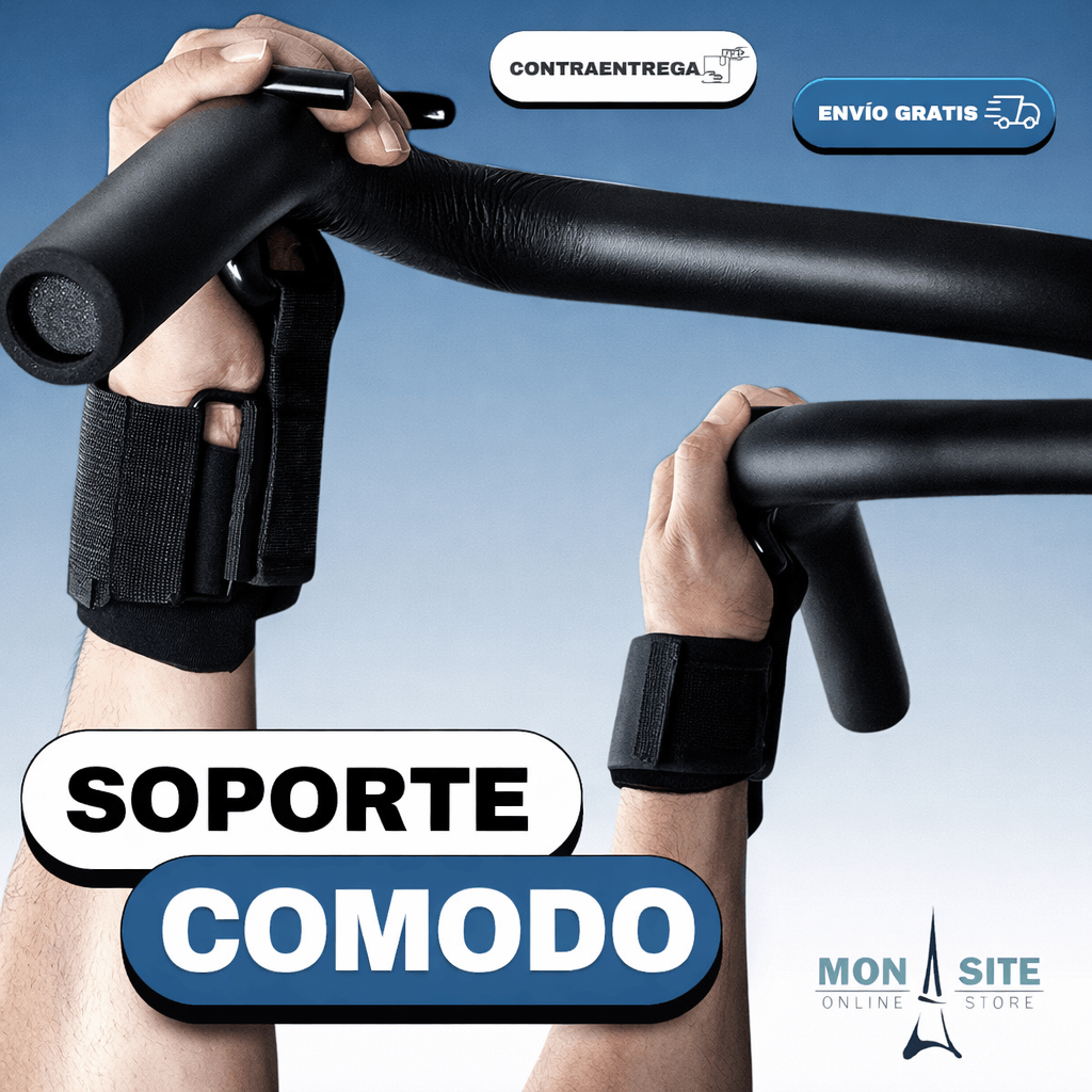 Ganchos de Agarre Brutal | Máximo Soporte para Levantamiento