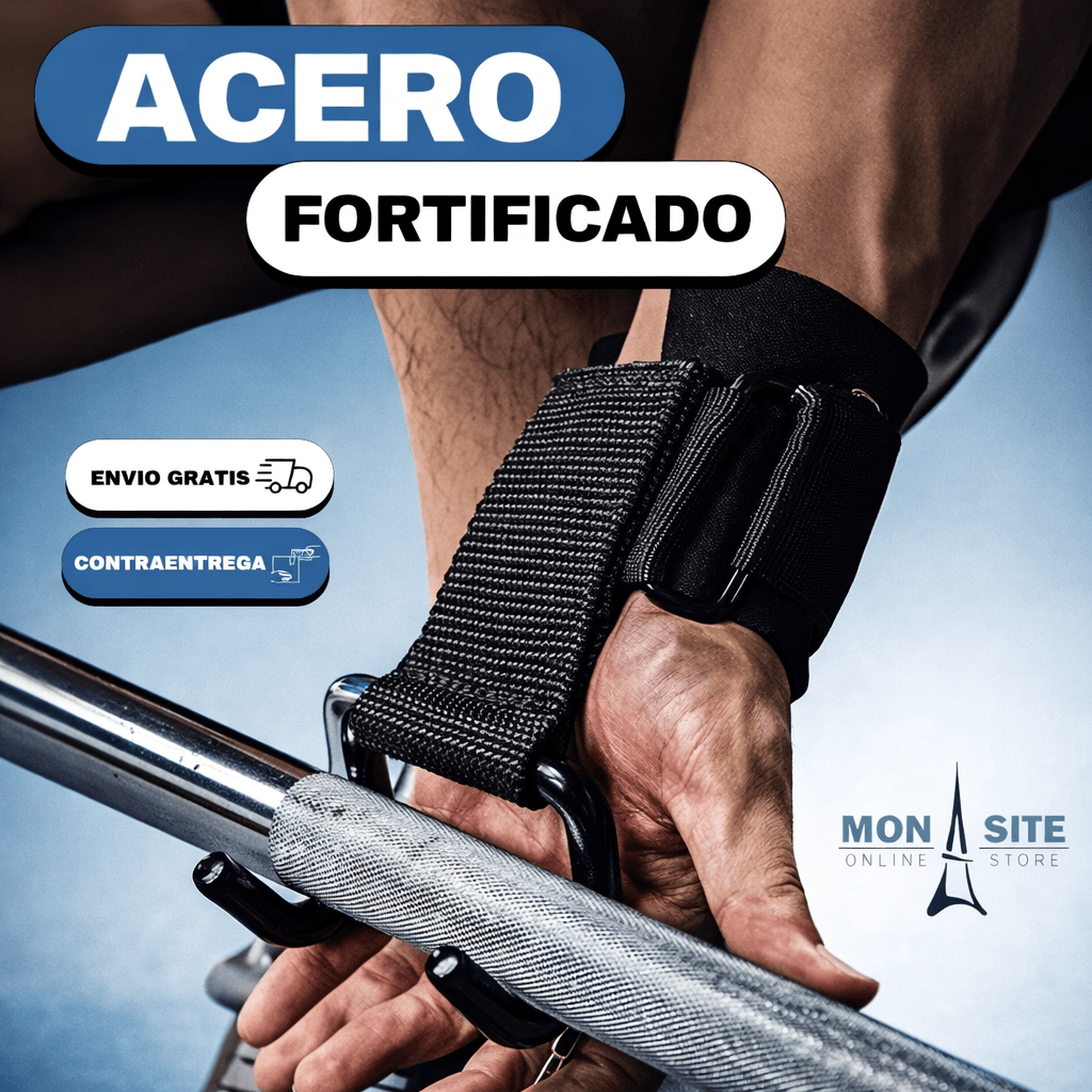 Ganchos de Agarre Brutal | Máximo Soporte para Levantamiento
