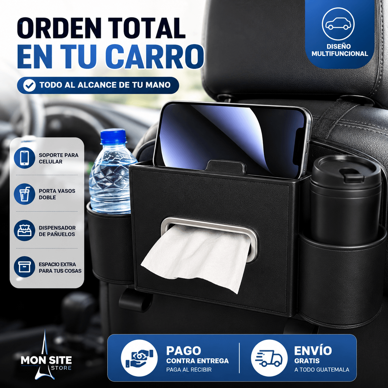 Organizador para el Carro