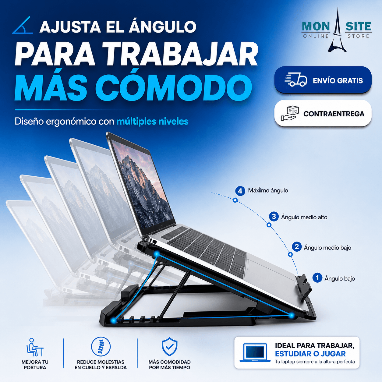 Pad Enfriador Doble Notebook INTELIGENTE