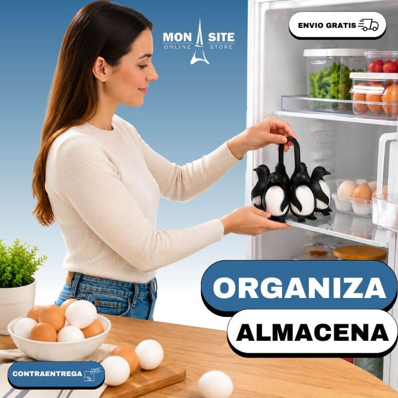 Soporte para Huevos Tipo Pingüino