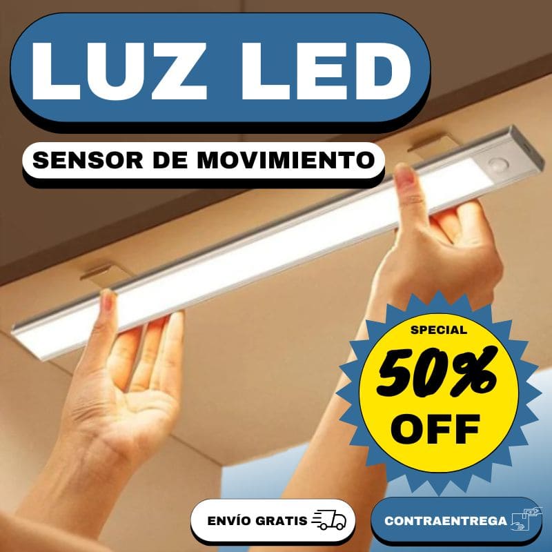 Luz LED con Sensor de Movimiento