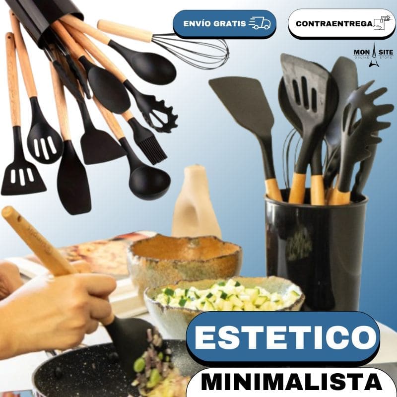 Kit Utensilios Cocina (Silicona)
