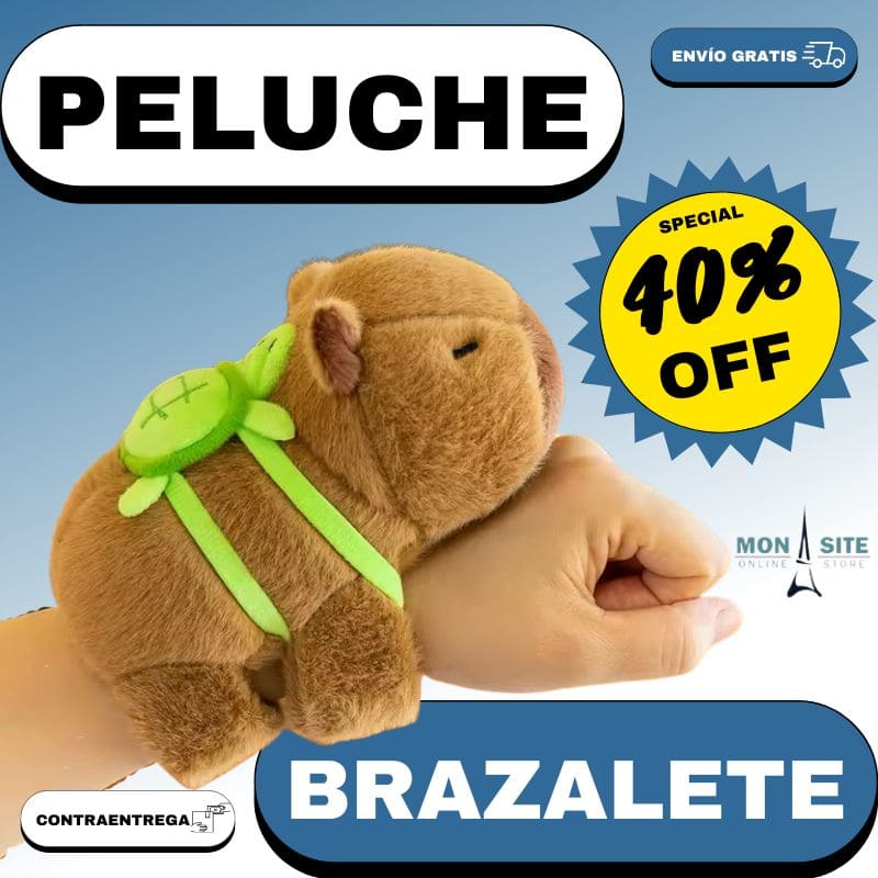Peluche Brazalete Capibara
