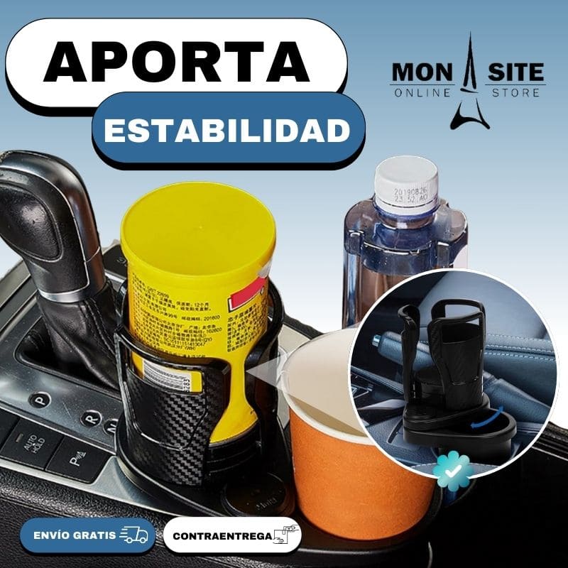 Portavasos Multifuncional Auto