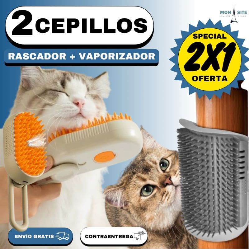 Cepillo Rascador + Vaporizador