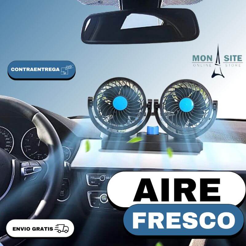 Ventilador Doble para Carro