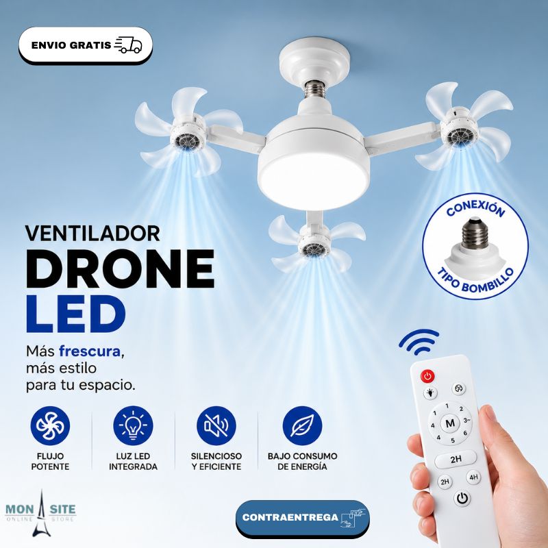 Ventilador Dron Fan Light