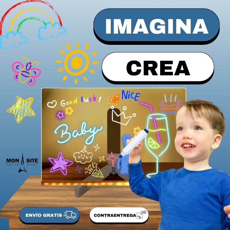 Pizarra Luz LED + REGALO