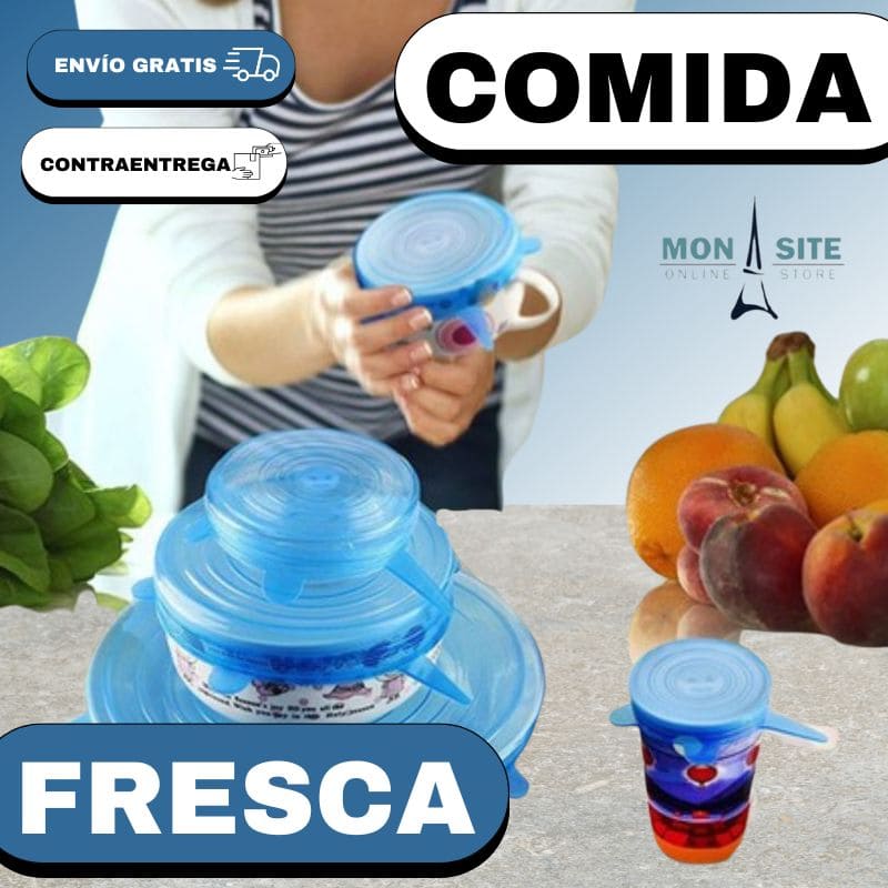 Set de Tapas de Silicona