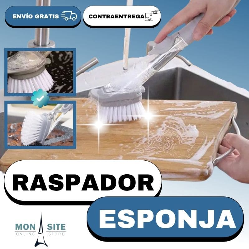 Cepillo con Dispensador de Jabón