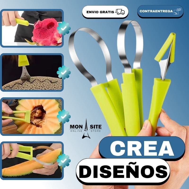 Kit Cortador de Frutas