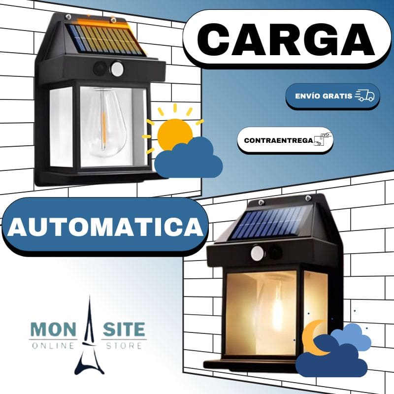 Lampara Solar Movimiento