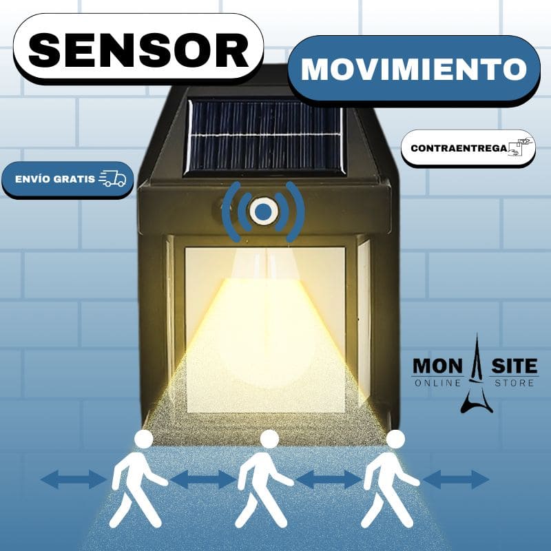 Lampara Solar Movimiento