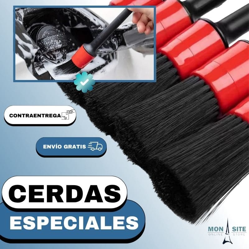 Set 5 Cepillos para Auto