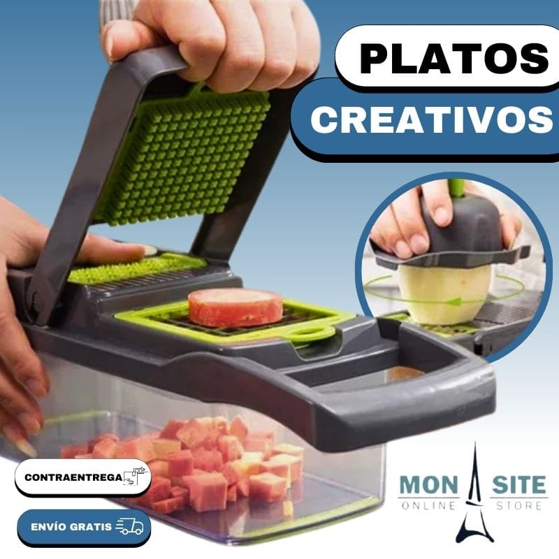 Cortador de Verduras Gris (Mandolina)