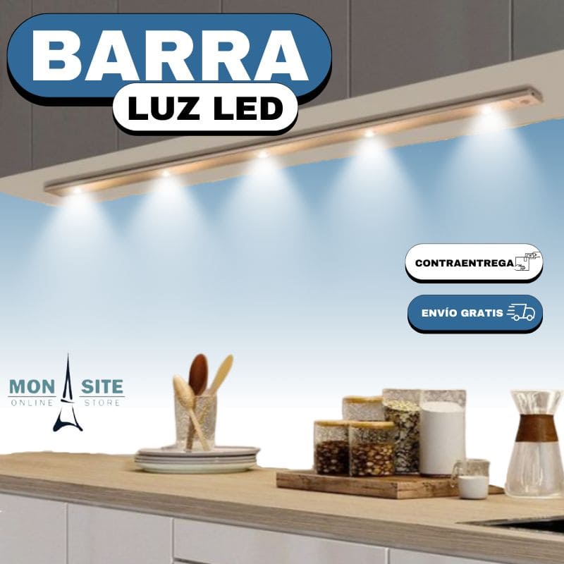 Barra Luz LED con Sensor de Movimiento (60CM)