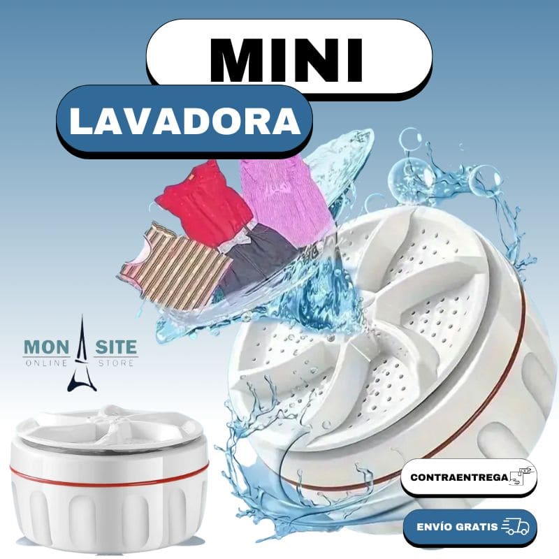 Mini Lavadora Portátil