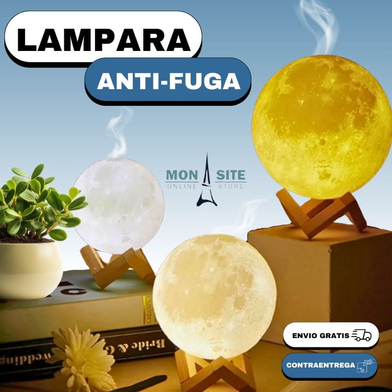 Lámpara Humidificadora Luna -MOON HUMIDIFIER