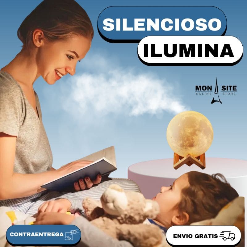 Lámpara Humidificadora Luna -MOON HUMIDIFIER