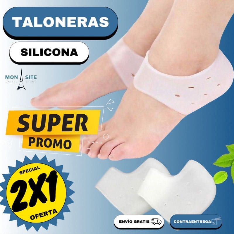 Taloneras de Silicona Kit x 2 Pares