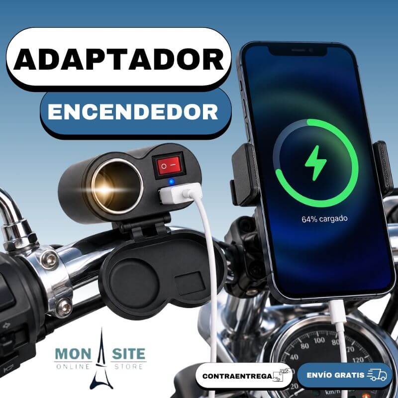 Cargador y Encendedor para Moto