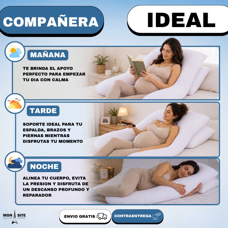 Cojin Maternal en U Baby Luna™