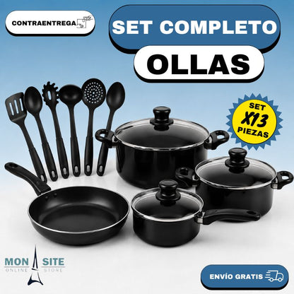 Set de Ollas en Aluminio SET X13