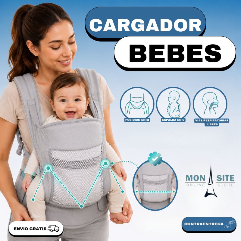 Cargador para Bebes Baby Carrier Unitalla Manos Libres