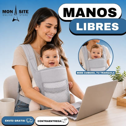 Cargador para Bebes Baby Carrier Unitalla Manos Libres