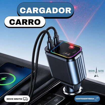 Cargador de Carro 4 en 1