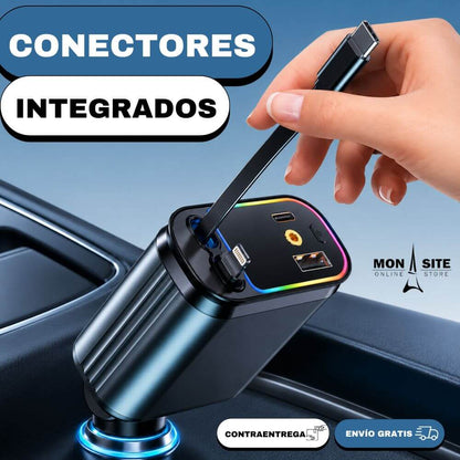 Cargador de Carro 4 en 1