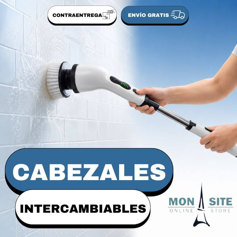 Cepillo Eléctrico de Limpieza│KIT COMPLETO