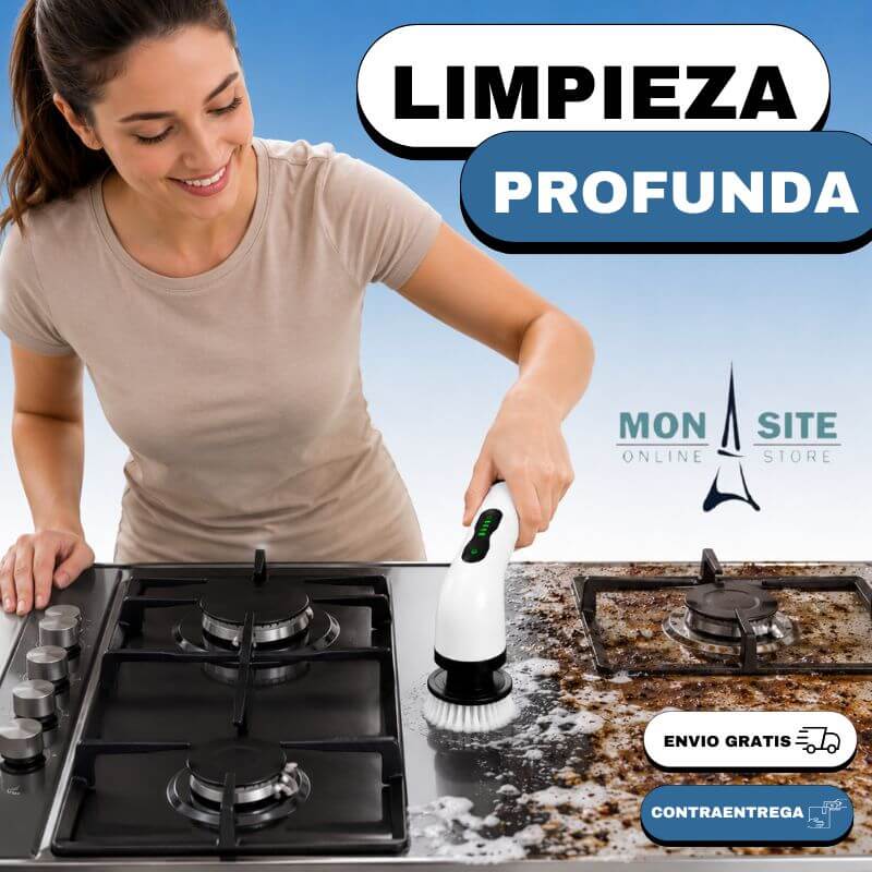 Cepillo Eléctrico de Limpieza│KIT COMPLETO