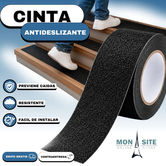 Cinta Antideslizante a prueba de Agua |5 Metros x 5Cm de Ancho