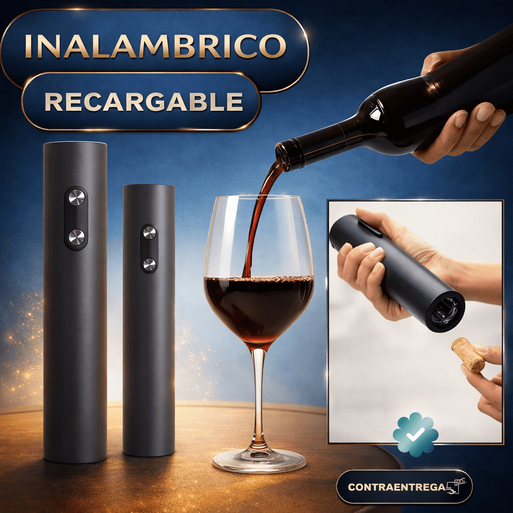 Vinoré™ – Kit Automático de Vino 4 en 1
