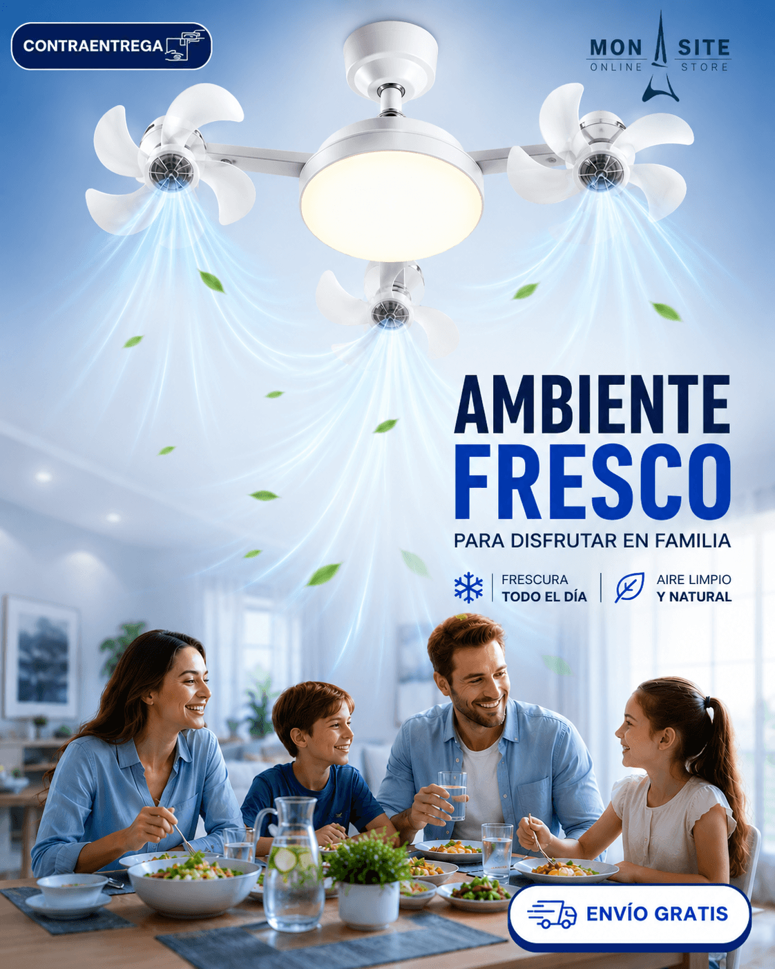 Ventilador Dron Fan Light
