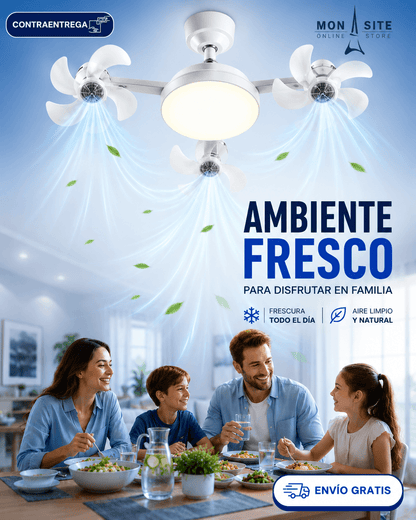 Ventilador Dron Fan Light