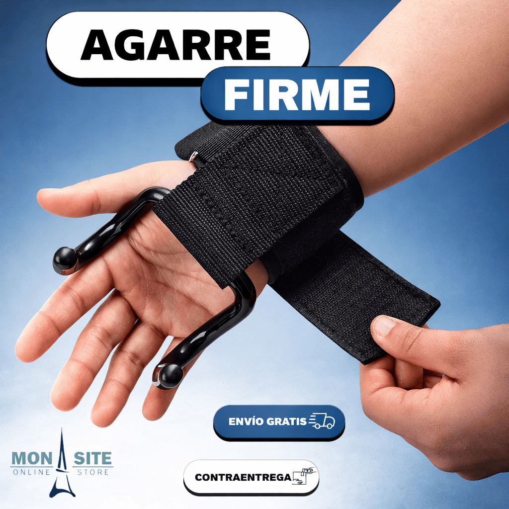 Ganchos de Agarre Brutal | Máximo Soporte para Levantamiento
