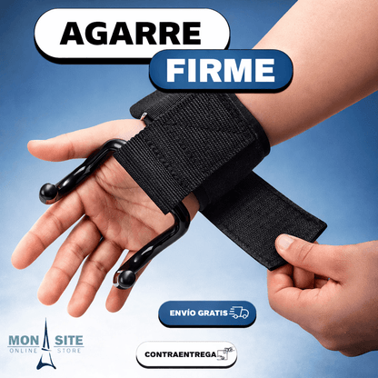 Ganchos de Agarre Brutal | Máximo Soporte para Levantamiento