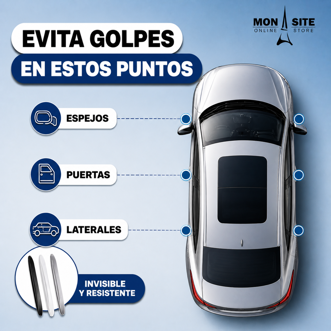 Tiras Protectoras Antichoques