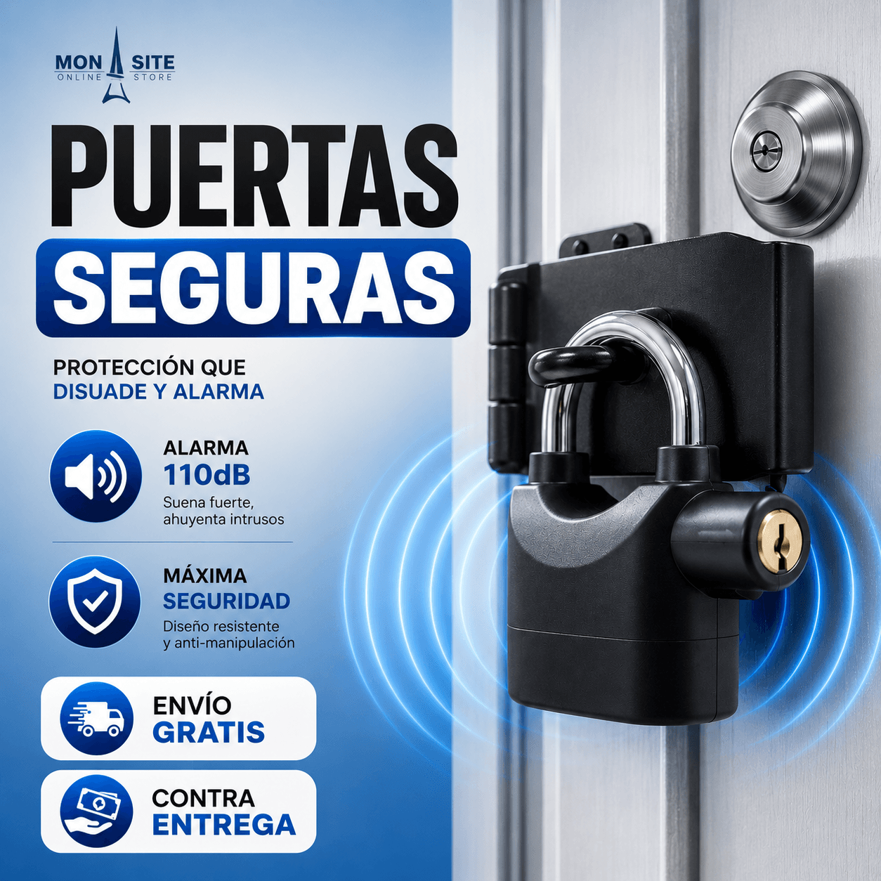 Candado Anti-Robo 110dB